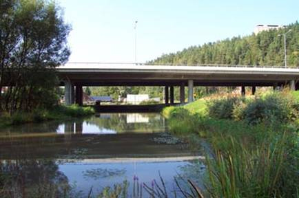 Rensedammen under E6, oktober 2002