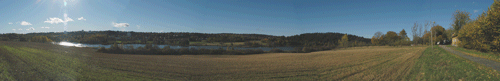 panoramabilde mot stenjvannet, sett fra stensj grd